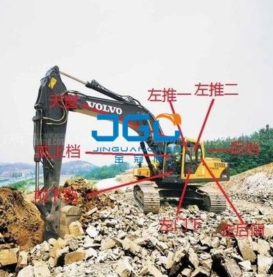 EC120Blc 140B 굴착기 전면 및 후면 도어 및 Windows 좌우 앞 유리 박판으로 만들어진 유리