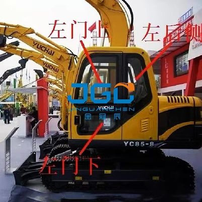 YC85-6 135-6 85-8 135-8 85-7 굴삭기 전방 정지 좌우 후방 유리