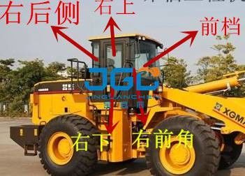 XG955 956 958 935 로더 앞뒤 앞창 왼쪽 오른쪽 문 창문