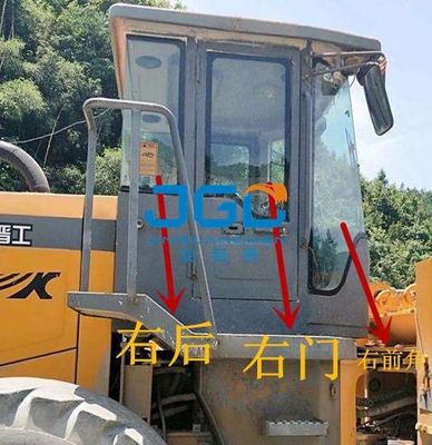 JGM756K 로더 왼쪽과 오른쪽 문과 창문 앞과 뒷 정면