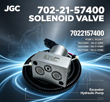 PC200-7 PC210-7 7022155901 7022157600 702-21-55901 702-21-57600 7022157400 유압 펌프 솔레노이드 밸브