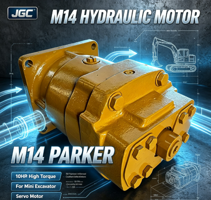 M14 파커 서보 모터 미니 발굴기용 10hp 고토크 수압 모터