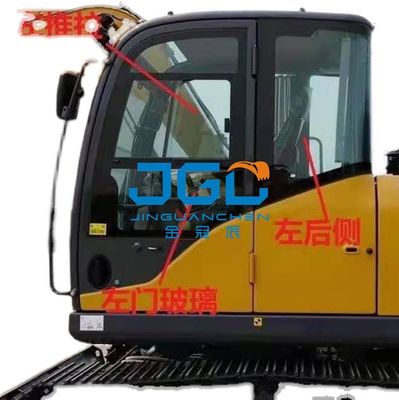 XE75DA 85C 80 전면 하단 기어 유리 굴삭기 전면 댐퍼 유리 후면 곡면 유리