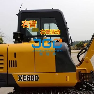 XE60D 굴삭기 전면 윈드실드 전면 하단 도어 채광창 오른팔 강화 유리