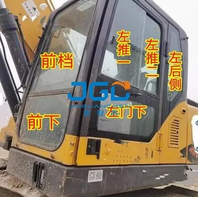FR225D 220E 260E 150E 170E 굴착기 정면 바람 장치 밀고 당기는 창 유리