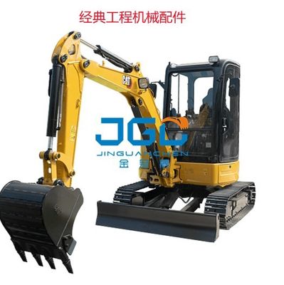303C 303.5E2 굴착기 정면 바람 장치 권리 강요는 단단하게 한 유리제 후방 장치를 당깁니다