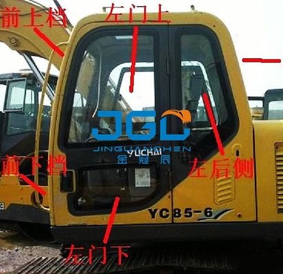 YC85-6 135-6 85-8 135-8 85-7 굴삭기 전방 정지 좌우 후방 유리