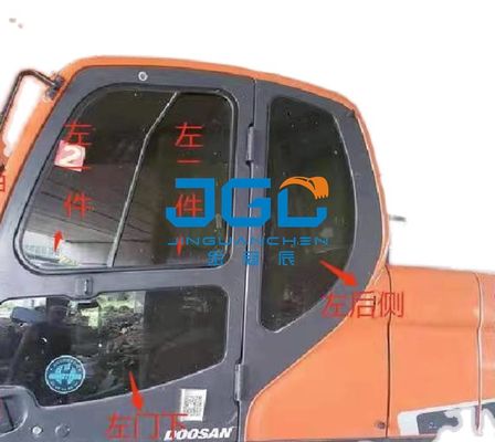 DX225-9C 75 260 굴착기 유리제 정면 바람 장치 미끄러지는 창의 오른쪽 팔은 부드럽게 합니다