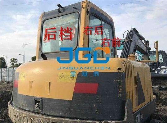 EC55B 발굴기 앞 후방 정문 유리 왼쪽 및 오른쪽 정면 유리