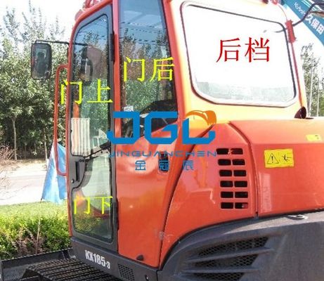 KX185-3 발굴기 앞 및 뒷 기어 왼쪽 및 오른쪽 창문 및 상부 및 하부 윈드 글래스