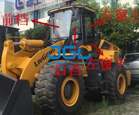 로더 앞 기어 뒷문 창 왼쪽 및 오른쪽 앞 유리 840 850H 860H 870