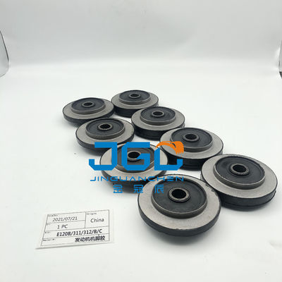 고품질 E120B E312C E312B E311 erpillar 발굴기 엔진 쿠션용 엔진 마운트 고무