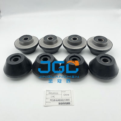 엔진 장착 엔진 시스템 부품 장착 고무 쿠션 발 배머 PC120-6 4D120 PC138US 발굴