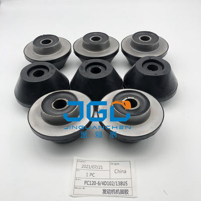 엔진 장착 엔진 시스템 부품 장착 고무 쿠션 발 배머 PC120-6 4D120 PC138US 발굴