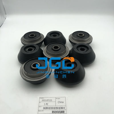 SK200-8 210-8,250-8,260-8 고무 마운트 YN02P01095P1 J05E 엔진 쿠션 고무 패드 SK200 엔진 마운트 고무