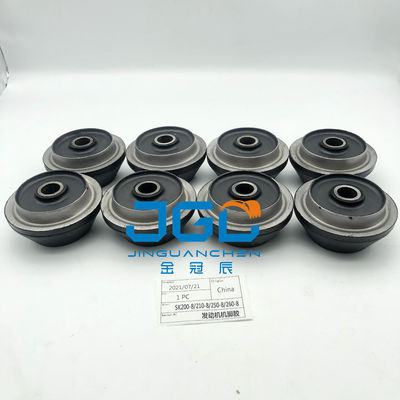 SK200-8 210-8,250-8,260-8 고무 마운트 YN02P01095P1 J05E 엔진 쿠션 고무 패드 SK200 엔진 마운트 고무