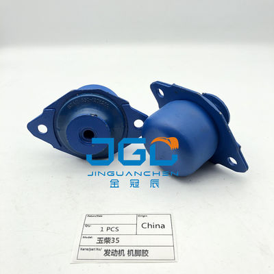 고품질 YC35 발굴기 엔진 마운트 크기 14mm 엔진 마운트 고무