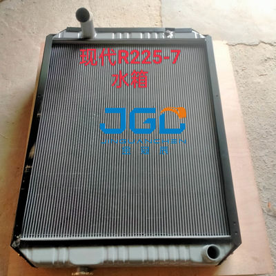 R225-7 R210 R210-7 R215 RC215-7 RD220-7 수탱크 라디에이터 OE 11N6-43011 현대 발굴기 엔진