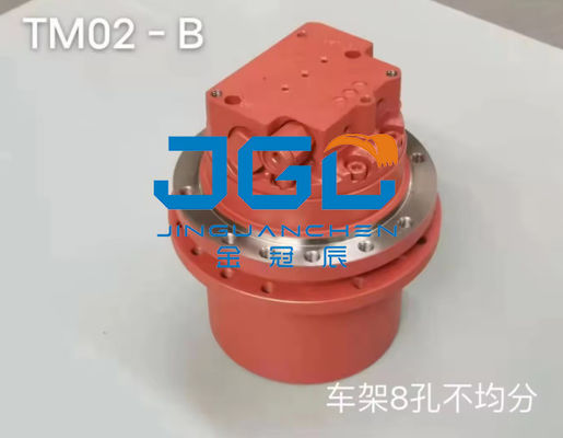 여행 모터 TM02 GM02 최종 드라이브 행성 기어 속도 감소기 모터 기어박스 감소기 발굴기 U15-3 PC14R2 CX18