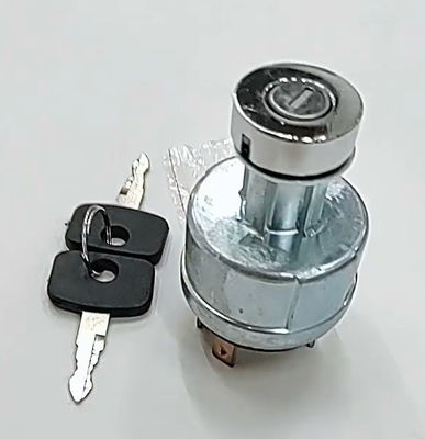 9G-7641 4 와이어 점화 스위치 발굴기 예비 부품 4 라인 점화 시작 스위치 키와 함께