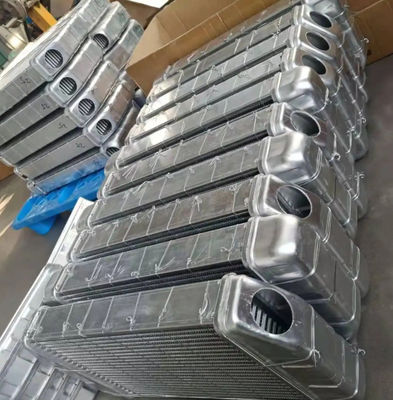 SH120A2 알루미늄 소재의 발굴기 라디에이터