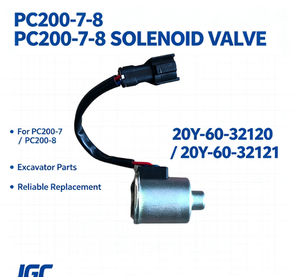 20Y-60-32120 20Y-60-32121건설기계 부품 PC200-7-8 발굴기 소레노이드 밸브