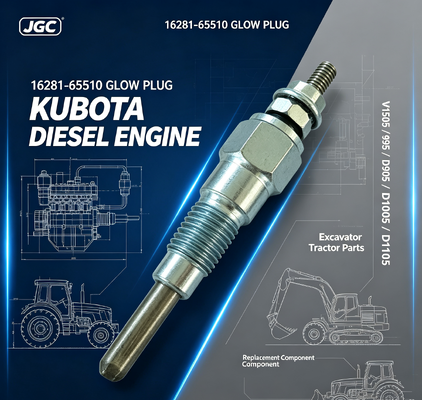 쿠보타 디젤 엔진 V1505 D905 D1005 D1105 굴삭기 트랙터 교체 부품용 16281-65510 글로우 플러그