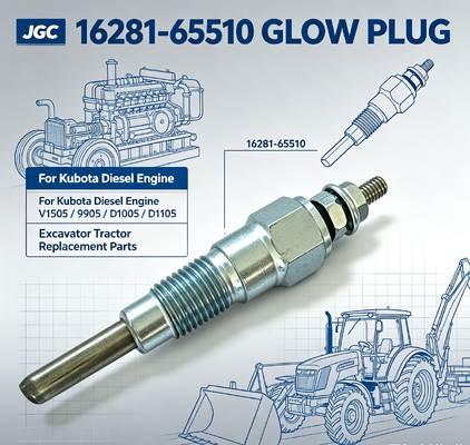 쿠보타 디젤 엔진 V1505 D905 D1005 D1105 굴삭기 트랙터 교체 부품용 16281-65510 글로우 플러그