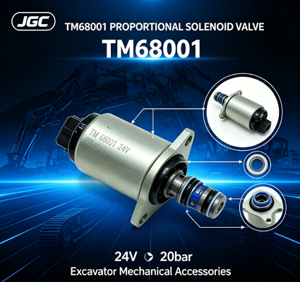 TM68001 굴삭기 기계식 액세서리 24V 20bar 굴삭기 비례 솔레노이드 밸브