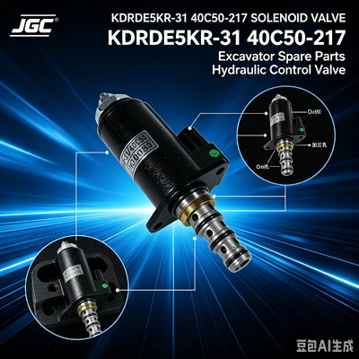 KDRDE5KR-31 40C50 -217 솔레노이드 밸브 굴삭기 부품용