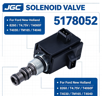 5168052 굴삭기 부품 솔레노이드 밸브 포드 뉴 홀랜드 8260 T4.75V T4060F T4030 TM165 T4040용