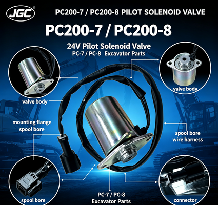 PC-7 PC-8 굴삭기 부품 PC200-7 PC200-8 솔레노이드 밸브 파일럿 솔레노이드 밸브 24V