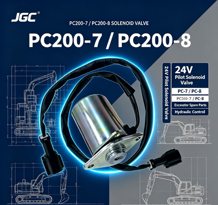 PC-7 PC-8 굴삭기 부품 PC200-7 PC200-8 솔레노이드 밸브 파일럿 솔레노이드 밸브 24V