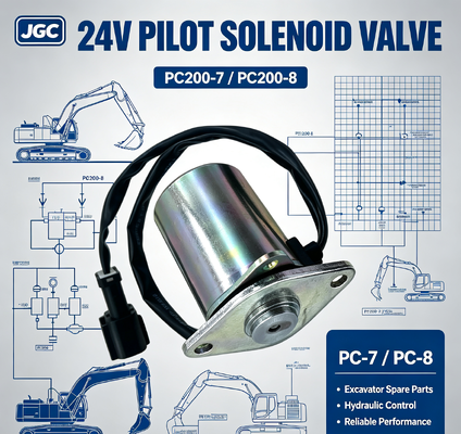 PC-7 PC-8 굴삭기 부품 PC200-7 PC200-8 솔레노이드 밸브 파일럿 솔레노이드 밸브 24V