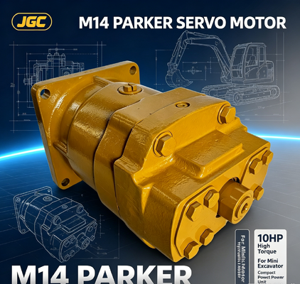 M14 파커 서보 모터 미니 발굴기용 10hp 고토크 수압 모터