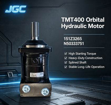 TMT400 | 151Z3265 | N50333751 굴삭기 스키드 스티어 하베스터용 궤도 유압 모터, 저속 고토크 중장비 모터