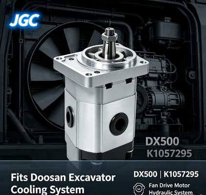 K1057295 DX500 하이드로릭 팬 드라이브 모터, 고성능 발굴기 팬 하이드로릭 모터 두산 발굴기