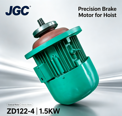 ZD122-4 크레인 리프팅 모터 타입 1.5KW 콘형 로터 브레이크 모터